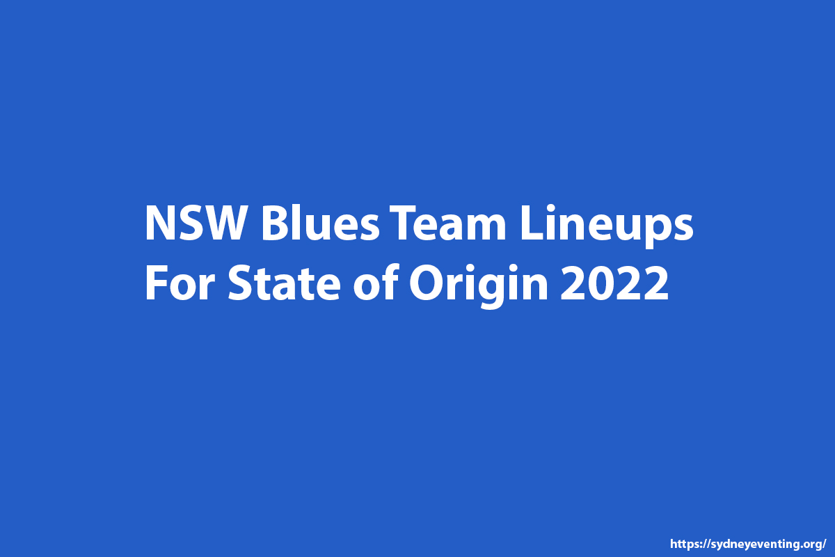 NSW Blues Team